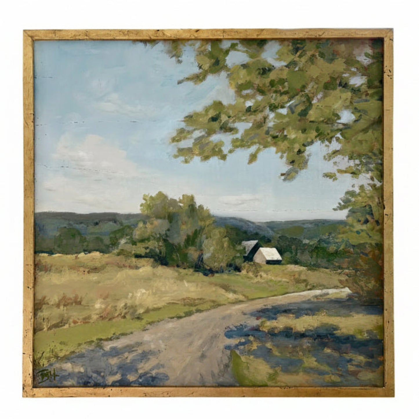 Small White Barn
