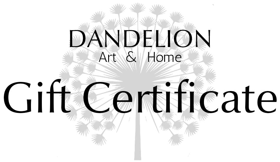Dandelion Art and Home Gift Card